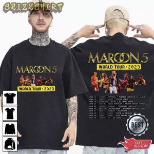 Maroon 5 World Tour 2023 Gift for fans T-Shirt