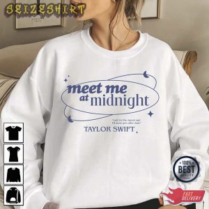 Meet Me At Midnight Tracklist TS Midnights Swiftie T-Shirt