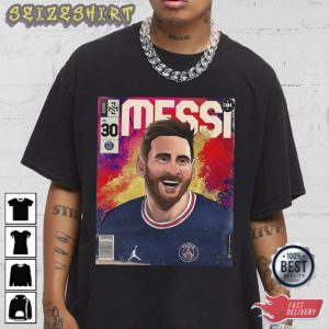 Messi 10 Shirt GOAT Comic Shirt