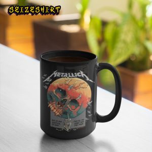 Metallica Skeleton M72 World Tour Skull Rock Music Coffee Mug