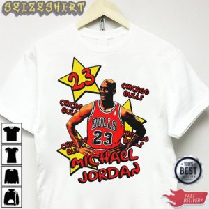Michael Jordan T-shirt Dennis Rodman Chicago Bulls Tee Shirt