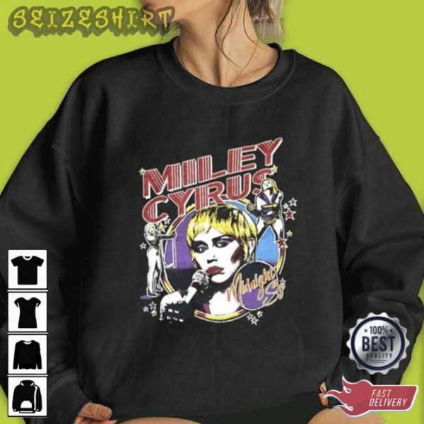 Midnight Sky Miley Cyrus Tee Shirt