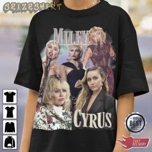 Miley Cyrus Bootleg Rap 90s Style Vintage Shirt