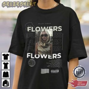 Miley Cyrus Flowers Vintage Endless Summer Vacation Gift Tee Shirt