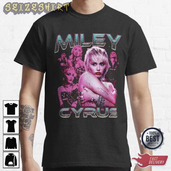 Miley Cyrus Retro Homage T-shirt