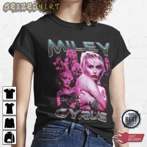 Miley Cyrus Retro Homage T-shirt