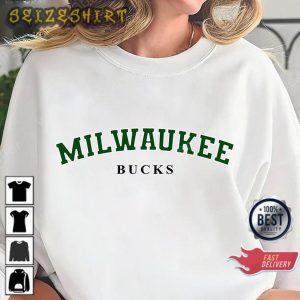 Milwaukee Bucks Basketball Vintage Unisex Sweatshirt