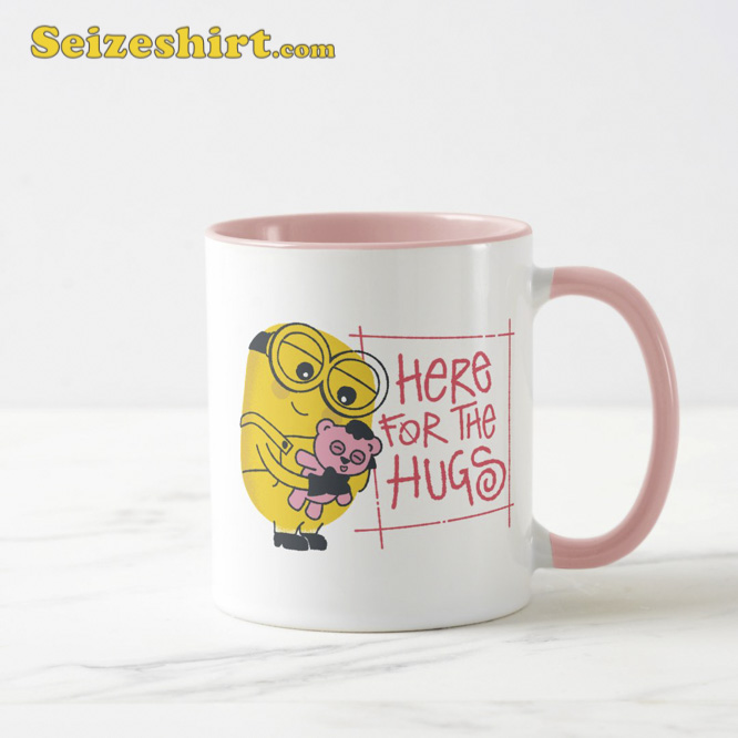 Minions Valentine's Day Here For The Hugs Mug
