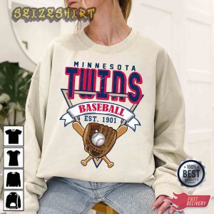 Minnesota Baseball Crewneck Sweatshirt Vintage Minnesota T-Shirt