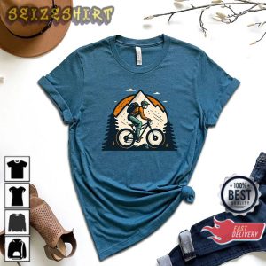 Mountain Biker Cyclist Biking Bicycle Sport Cycling T-Shirt