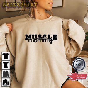 Muscle Mommy Gym Work Out Fitness Workout Gift Unisex Sweatshirt