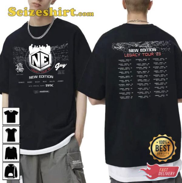 New Edition Legacy Tour 2023 T shirt