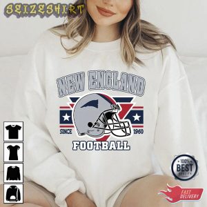 New England Football Vintage Retro England Football AFC Fan Shirt