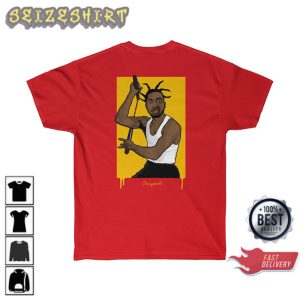 ODB Lee Old Dirty Bastard Nunchucks Tribute Art Ol'dirty Martial Arts T-Shirt