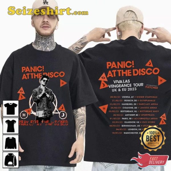 Panic At The Disco Tour 2023 Viva Las Vengeance Shirt