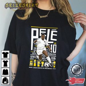 Pele Santos Fc Shirt Rip Pele Brazil Shirt Pele Brazil T-Shirt