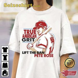 Pete Rose Lift The Ban Hall Of Fame Joey Votto Cincinnati Baseball Tee