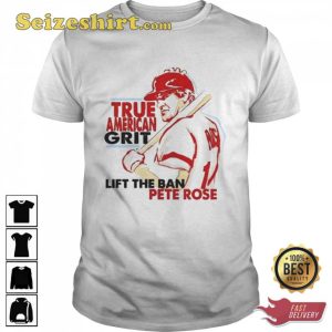 Pete Rose Lift The Ban Hall Of Fame Joey Votto Cincinnati Baseball Tee