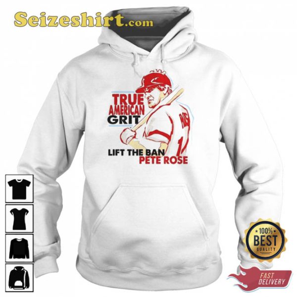 Pete Rose Lift The Ban Hall Of Fame Joey Votto Cincinnati Baseball Tee