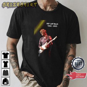 RIP Jeff Beck 1944 – 2023 Rest In Peace Memorial T-Shirt