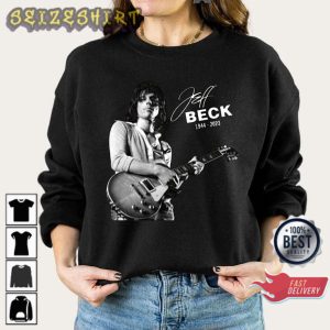 RIP Jeff Beck Guitar Legend Gift for Fans Unisex T-Shirt