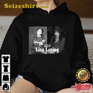 RIP Lisa Loring The Original Wednesday 1960 2023 Thank You For The Memories T-Shirt