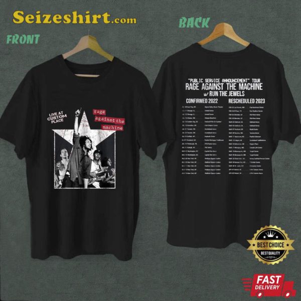 Rage Against The Machine Tour 2022 2023 T-Shirt