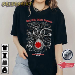 Red Hot Chili Peppers Octopus 1983 Tour 2023 Unisex Shirt
