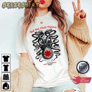 Red Hot Chili Peppers Octopus 1983 Tour 2023 Unisex Shirt