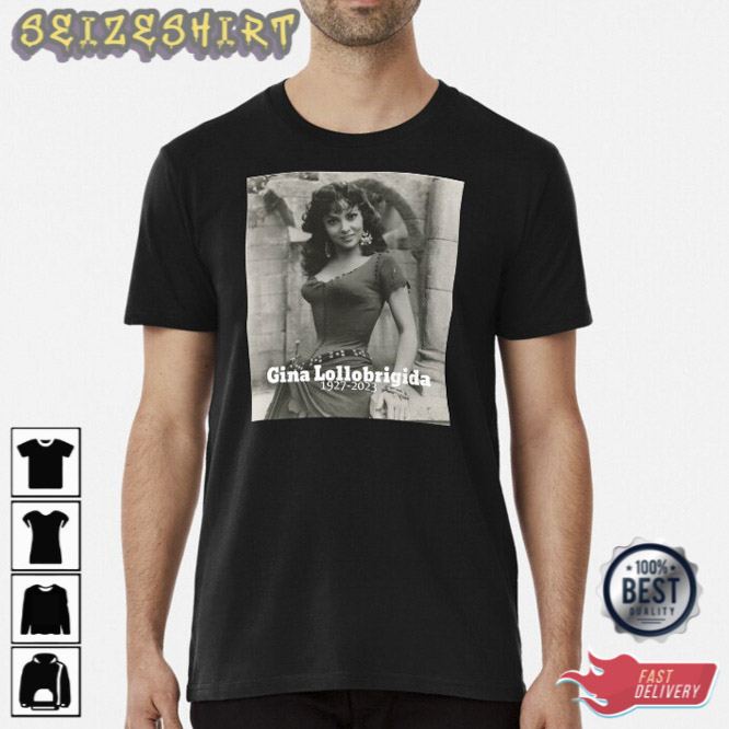 RIP Gina Lollobrigida 1927 2023 Thank You For The Memories T-Shirt