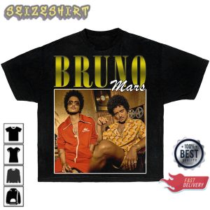 Retro 90s Bruno Mars Gift for Fans Vintage Graphic Tee