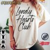 Retro 90s Lonely Hearts Club Lonely Single Love Vibe Valentines Day T-Shirt