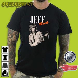 Retro 90s Rock Jeff Beck Gift for Fans Unisex Vintage T-Shirt Design