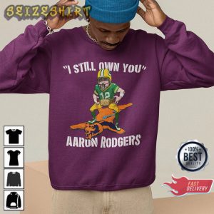 Retro 90s Rodgers Greenn Bay Packers Aaron Rodgers Unisex Vintage T-Shirt