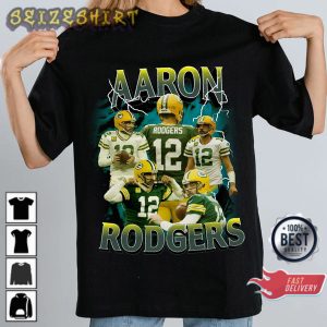 Retro Vintage Aaron Rodgers Football Gift for Fans Unisex T-Shirt
