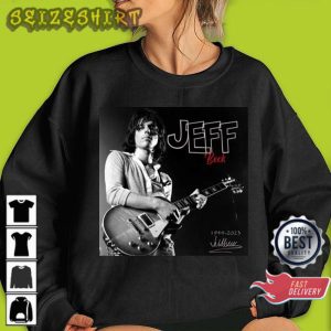 Rip Jeff Beck Signature 1994-2023 Unisex Vintage Graphic Memorial T-Shirt