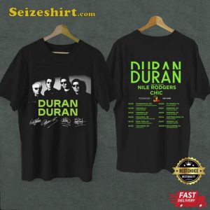 Duran Duran Rock Tour Shirt 2 sided T-Shirt
