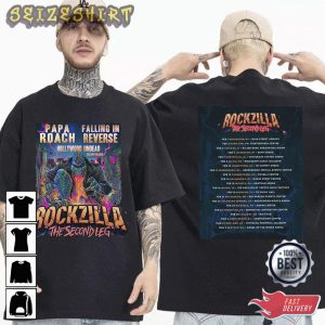 Rockzilla The Second Leg Tour Rockzilla 2023 T-Shirt Gift For Fan