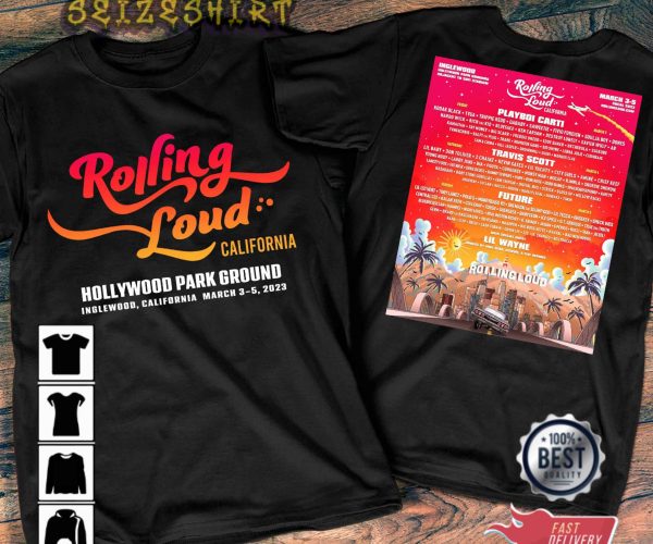 Rolling Loud California 2023 Music Festival Hollywood Park Unisex T-Shirt