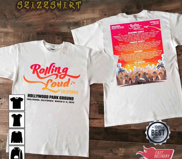 Rolling Loud California 2023 Music Festival Hollywood Park Unisex T-Shirt