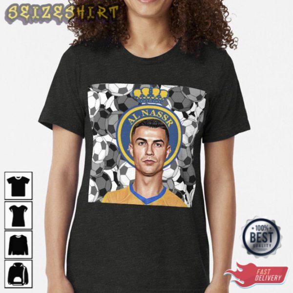 Ronaldo Saudi Football 2023 CR 7 AL Nassr By EL Cesa T-Shirt