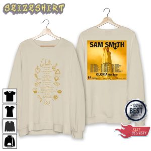 Sam Smith Gloria World Tour 2023 Sam Smith Tour Gift For Fan T-Shirt