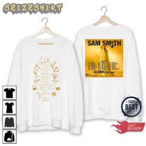 Sam Smith Gloria World Tour 2023 Sam Smith Tour Gift For Fan T-Shirt