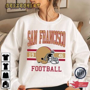 San Francisco Football Sweatshirt Vintage Retro San Francisco T-Shirt