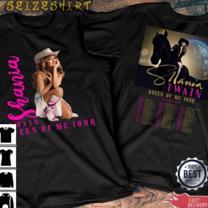 Shania Twain Queen Of Me Tour 2023 Gift for Fans Unisex Streetwear T-Shirt