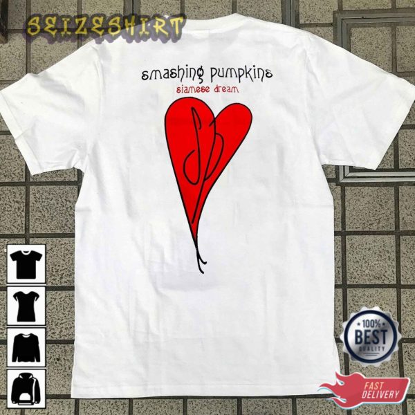 Siamese Dream Smash Pumpkin Logo Tour Graphic Unisex T-Shirt