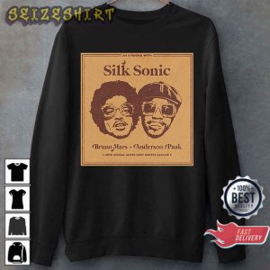 Silk Sonic Bruno Mars and Anderson Paak Unisex Vintage T-Shirt