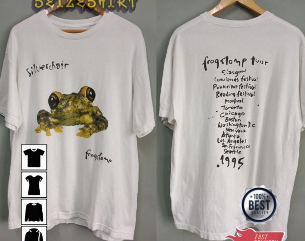 Silverchair Frogstomp Tour 1995 Gift for Fans Unisex Hip Hop Rap T-Shirt