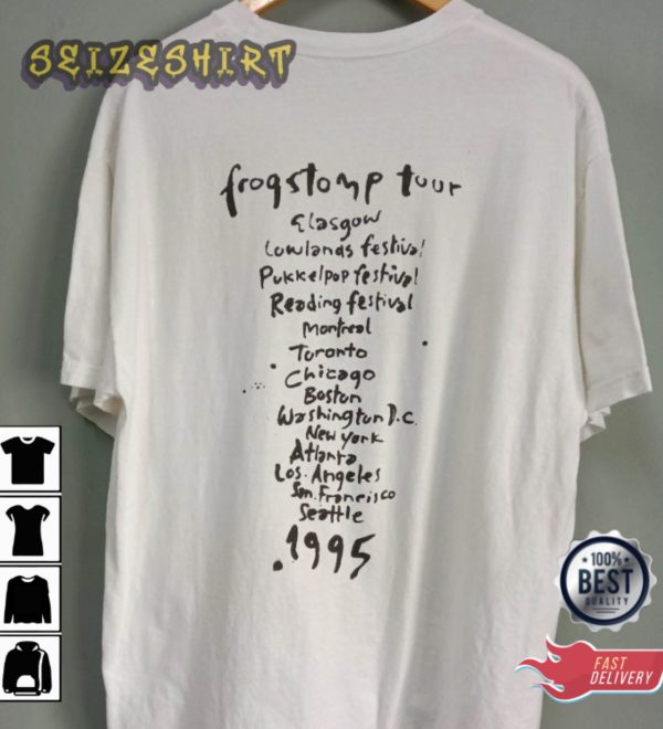 Silverchair Frogstomp Tour 1995 Gift for Fans Unisex Hip Hop Rap T-Shirt