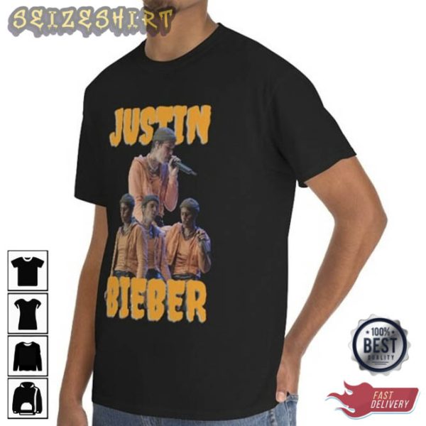 Singer Rap Hip Hop Style Justin Bieber T-Shirt